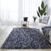 Carpets Tie-Dyeing Plush Soft Carpets for Bedroom Living Room Anti-Slip Floor Mats Kids Room Carpet Rugs Dark Gray 3158 inchs(80150cm) view 1