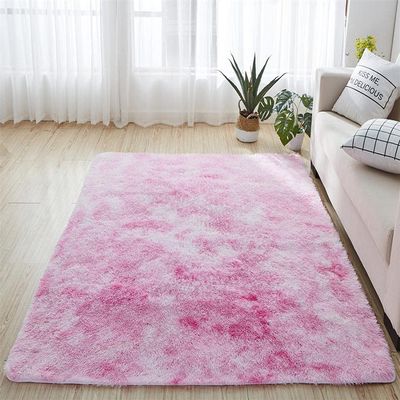 Carpets Tie-Dyeing Plush Soft Carpets for Bedroom Living Room Anti-Slip Floor Mats Kids Room Carpet Rugs Light Pink 3994 inchs(100240cm)