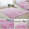 Carpets Tie-Dyeing Plush Soft Carpets for Bedroom Living Room Anti-Slip Floor Mats Kids Room Carpet Rugs Light Pink 3994 inchs(100240cm) view 2