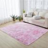 Carpets Tie-Dyeing Plush Soft Carpets for Bedroom Living Room Anti-Slip Floor Mats Kids Room Carpet Rugs Light Pink 3994 inchs(100240cm) view 3