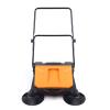 Automatic Hand Push Sweeper Broom, 360 Degree Rotating Cleaning Machine Sweeping Tool Floor Sweeper Walk-Behind Outdoor and Indoor Twin Sweeper, 24,480 Square feet per Hour, 4 gal Waste Container view 1