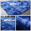 Carpets Tie-Dyeing Plush Soft Carpets for Bedroom Living Room Anti-Slip Floor Mats Kids Room Carpet Rugs Royal Blue 5574 inchs(140190cm) view 2