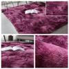 Carpets Tie-Dyeing Plush Soft Carpets for Bedroom Living Room Anti-Slip Floor Mats Kids Room Carpet Rugs Fuchsia 78157 inchs(200400cm) view 2