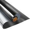 KESPEN Window Film One Way Daytime Privacy Static Cling Sun Blocking Anti UV Reflective Window Tint for Home and Office, Black-Silver, 29.5 Inch X 6.5 Feet view 1