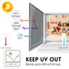 KESPEN Window Film One Way Daytime Privacy Static Cling Sun Blocking Anti UV Reflective Window Tint for Home and Office, Black-Silver, 29.5 Inch X 6.5 Feet view 4