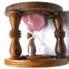 Fakhr Wood Handicrafts Wooden Sand Timer Approx 1 Mint | Wooden Timer Stand - Dimension: Length 2.5 inch Width 2.5 inch Height 4 inch view 2