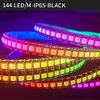 APA102 Smart led Pixel Strip Light 5m/lot;DC5V 30/60 LEDs/Pixels/m;Data and Clock Seperately;IP30/IP65/IP67;SK9822 led Strip (Black PCB IP67, 5M 60LED/M) view 4