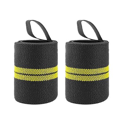 Sweatbands, Sports Wristband Padded Wrist Thumb Brace Weight Lifting Hand Wrap Support Gym Exercise Bar Bracelet, 1 Pair