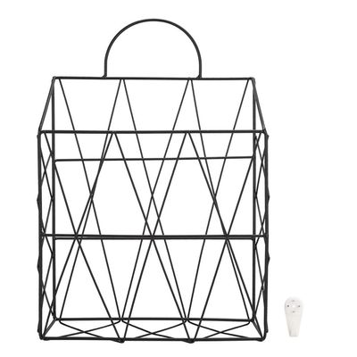 Alvinlite Storage Basket,Hollow Wall Mounted Iron Storage Basket for Kitchen Bathroom