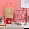 Alvinlite Storage Basket,Hollow Wall Mounted Iron Storage Basket for Kitchen Bathroom view 3