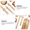 Cabilock 2Pcs Beech Wood Rolling Pin Wood Dough Roller Rolling Pin Wooden Pastry Pizza Dough Roller for Baking Pizza Pasta Cookies Dumpling view 3