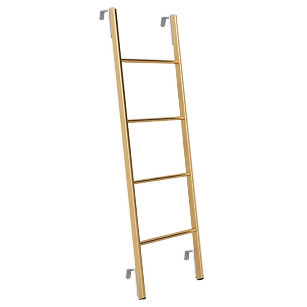 Bunk Bed Ladder 45" / 50" / 55" / 59", RV Car Boat Loft Step Ladder, Metal Adjustable Twin Bed Bunk Ladder for Home/Dorm/Appartments, Load 150kg / 330lbs, Gold, 116cm / 45inch