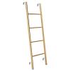 Bunk Bed Ladder 45" / 50" / 55" / 59", RV Car Boat Loft Step Ladder, Metal Adjustable Twin Bed Bunk Ladder for Home/Dorm/Appartments, Load 150kg / 330lbs, Gold, 116cm / 45inch view 1