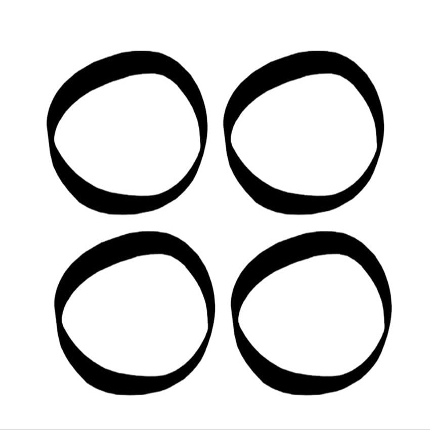 4 Vacuum Cleaner Belts Replacement for Simplicity 5, 6, 7, and 8000 Series Symetry