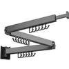 CHENGNAN Wall Mounted Folding Clothes Drying Rack Retractable Collapsible with Towel Bar Strong Load-Bearing Easy to Install view 1