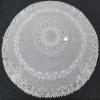 70" Round Embroidery Organza Napkins White Wedding Bridal Party Tablecloth view 1