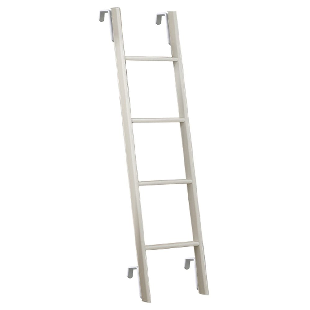 HWLL Bunk Bed Ladder, RV Car Boat Loft Step Ladder, Metal Adjustable Twin Bed Bunk Ladder for Home/Dorm/Appartments, Load 150 kg / 330 lbs, White, 140cm/55 inch