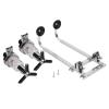 Fdit 2Bottle Wine Dispenser, Wall Mounted Liquor Dispenser Bracket Wine Beer Bottle Beverage Stand for Home (Silver) view 2