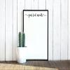 Your Seat Awaits Vinyl Decal, Wedding Signs, Wedding Decor, Calligraphy Wedding Seating Chart Sign, Wedding Find Your Seat Sign (22, Navy) view 2