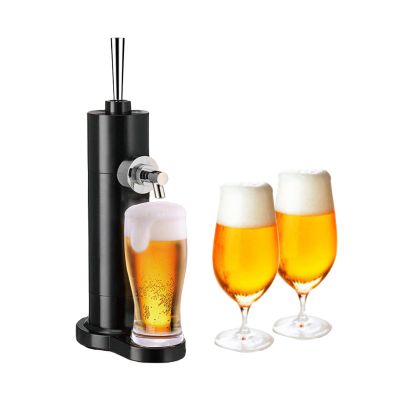 RGWYGCG Draft Pour Beer Dispenser,Canned Beer Draft System,Beer Foam Maker,Mini Kegerator,Beer Can Tap,Converts Any Can Into Draft for Beer Bars,Family, Father's Day, Black