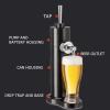 RGWYGCG Draft Pour Beer Dispenser,Canned Beer Draft System,Beer Foam Maker,Mini Kegerator,Beer Can Tap,Converts Any Can Into Draft for Beer Bars,Family, Father's Day, Black view 2
