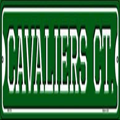 Cavaliers Ct Novelty Mini Metal Street Sign MK-1010