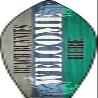 Beach Bunnies Welcome Here Novelty Metal Surfboard Sign SB-303 view 1
