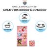 Franco Paw Patrol Girls Kids Bath/Pool/Beach Soft Absorbent Cotton Terry Towel with Washcloth 2 Piece Set, 50 in x 25 in view 2