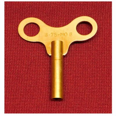 Galapagoz Clock Winding Key Fits Antique Vintage Clocks Brass New 3.75 mm Size Number 6 USA
