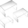 FindingKing Clear Acrylic Risers For Jewelry Showcase Display Stands Kit 22 Pcs view 3