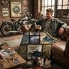 Motorcycle Gifts for Men and Women Throw Blanket for Couch Sofa Bed Plush Throw Fleece Blanket Soft Cozy Bedding for Kids and Adults Bedroom 50x40 Inch view 2