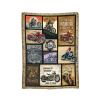 Motorcycle Gifts for Men and Women Throw Blanket for Couch Sofa Bed Plush Throw Fleece Blanket Soft Cozy Bedding for Kids and Adults Bedroom 50x40 Inch view 3