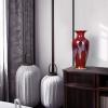 Elegant Artificial Flower Vase Ceramic Flower Vases Porcelain Flower Vase Decorative Dried Flowers Vase Creative Ornaments for Home Decor Wedding Living Room Office Restaurant-A H34xl15cm view 2
