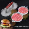 YRHH Hamburger Press, Hamburger Steak Press with Double Mold, 12cm view 3