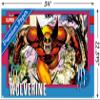 Marvel Comics Wolverine - Trading Card Wall Poster, 34L x 22.4W, Premium Poster & Mount Bundle view 3