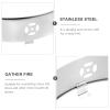 SOLUSTRE 1pc Energy Saving Windshield for Gas Stoves Gather Fire Stove Cover Windproof Pot Holder Design view 4