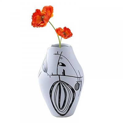 YRHH Large Ceramic Vase with Matte Texture Modern Design Floor Standing Vase for Home Floral Arrangements Coffee Chop Bedroom Table Party Wedding-Style A