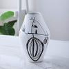 YRHH Large Ceramic Vase with Matte Texture Modern Design Floor Standing Vase for Home Floral Arrangements Coffee Chop Bedroom Table Party Wedding-Style A view 2