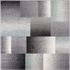 HomeRoots Grey 100% Twisted Polyester 4' x 6 Gray Modern Geometric Area Rug view 2