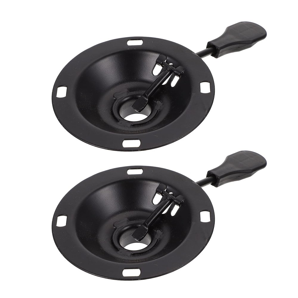 2pcs Office Tilt Accessories Replacement Heavy Duty Seat Swivel Base Plate Lever Handle for Furniture Bar Stool Ironware