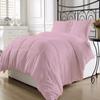 Tanya Linen 3 Piece Queen Comforter Set (RV Over Size/Pink) with 2 Pillowcases - Down Alternative Comforters for Bed - Luxurious Solid Cotton 800Tc - Soft and Comfortable - 300GSM view 1