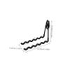2pcs Garage Hook Iron Wavy Hook Iron Heavy Duty Hook Garden Hook Non-slip Hook Storage Wavy Hook Non-slip Storage Hook Metal Shelf Hook Garage Wavy Hook Basement Iron Hook view 2