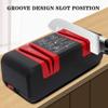 NCRD Professional Electric Knife Sharpening, Automatic Knife Sharpener, 15 Degree Bevel Angle and Fine Groove, Non-Slip Base, Chef's First Choice (Color : White) view 2