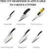 NCRD Professional Electric Knife Sharpening, Automatic Knife Sharpener, 15 Degree Bevel Angle and Fine Groove, Non-Slip Base, Chef's First Choice (Color : White) view 4