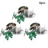 Yinpecly 6pcs Closet Rod Brackets, Stainless Steel Closet Rod Supports Closet Pole Sockets Flange Rod Holder, Fit for Pipe Diameter 32mm(1.26 Inches) view 3