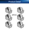 Yinpecly 14mm Height Zinc Alloy Closet Pole Sockets, Shower Curtain Flange Rod Holder Plating Finish for Closet Rod Shower Rod, Fit for Pipe Diameter 19mm(0.75 Inches), 6Pcs view 4