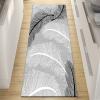 Stair Runner Carpet Non Slip 3'7"x7' Contemporary Long Hallway Rug for Bedroom view 1