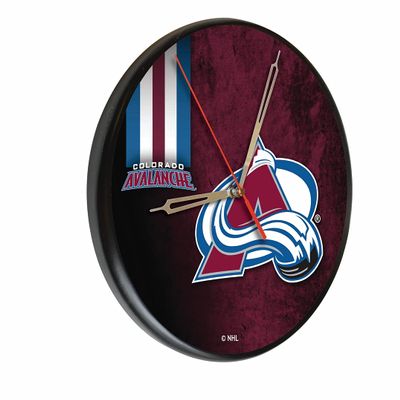 Holland Bar Stool Co. Colorado Avalanche 13" Solid Wood Clock