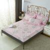 CFYCYHDZHT Bedding Set Boys and Girls Bedroom Thick Quilted Printed Fitted Sheets, Adult Room Single Double King Size Mattress Protector Flower 2 150cmx200cm view 1