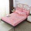 CFYCYHDZHT Comfy Sheets Boys and Girls Bedroom Thick Quilted Printed Fitted Sheets, Adult Room Single Double King Size Mattress Protector Pink 5 180cmx200cm view 1